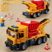 爆款 電動聲光履帶運砂車 益智早敎玩具 工程車 4-6嵗 兒童玩具車 男孩玩具 男孩禮物 兒童樂園玩具 幼稚園玩具