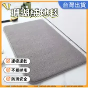 隔日到貨🧊珊瑚絨地墊 記憶地墊 衛生間門口地墊 廁所吸水地墊 地墊 地毯 毛絨地墊 進門防滑 防滑腳踏墊 門口地墊