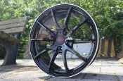 RAVS G25 19吋旋壓鋁圈 5X108 5X112 5X114 亮黑車邊 輕量化 RAYS WEDS