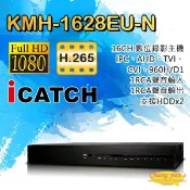 昌運監視器 ICATCH 可取 KMH-1628EU-N 16路錄影主機 H.265 TVI/AHD/CVI/IPC DVR