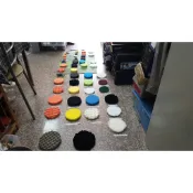 3吋4吋5吋6吋7吋專利型六角頭電鑽轉接桿加砂輪機配件與M10牙魔鬼氈磨盤海綿毛輪菜瓜布讓電鑽變砂輪機打蠟機拋光機