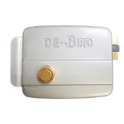 (店+)【DE BIRD】電鍍電鎖 正鎖 鐵門鎖 大門鎖(附螺絲 6支鑰匙 純銅鎖頭)