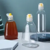 蜂蜜分裝瓶 擠壓瓶 500ml 尖嘴瓶 防漏 醬料瓶 塑膠瓶 食品級 蜂蜜罐 分裝罐 調味料罐 密封罐 廚房露營便攜瓶子