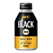 UCC BLACK無糖黑咖啡飲料275g克 x 1Can罐【萬家福】