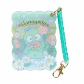 asdfkitty可愛家精品店 asdfkitty*人魚漢頓 鮮花 票卡套附線圈鑰匙圈 證件套 悠遊卡套-日本正版商品