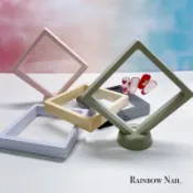Rainbow Nail PE薄膜懸浮首飾收納盒 甲片收納盒