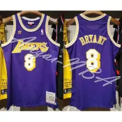 Anzai-NBA M&N LAKERS洛杉磯湖人隊 KOBE BRYANT 98年全明星賽紫色密繡8號球衣