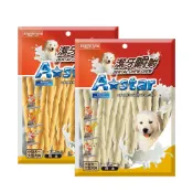 (店+)【A star】牛奶/起司潔牙嚼嚼棒 360g(狗狗專用 嚼嚼棒 犬用零食 軟Q零食)