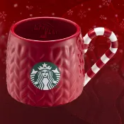 Starbucks 台灣星巴克 2022 聖誕節 溫暖毛衣馬克杯 14oz 紅杯 紅毛衣 柺杖糖 枴杖糖 女神LOGO