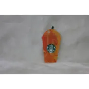 星巴克 STARBUCKS 英國 2016 6136 橘色 咖啡外帶杯 造型卡 異形卡 隨行卡 儲值卡 星巴克卡 收藏
