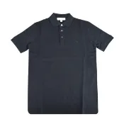 【BURBERRY 巴寶莉】經典戰馬LOGO標誌男款POLO衫(黑)