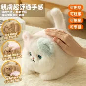 【免運】AI智能對話貓咪 會動的貓咪玩偶 小貓仿真玩具 兒童互動玩具 兒童陪伴玩偶 智能對話機器人 小貓公仔 生日禮物