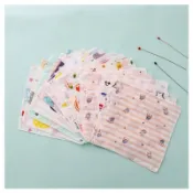 **Abu kids**【Q428】雙層紗布小手帕/四層純色紗布手帕高密度印花嬰兒喂奶巾、洗臉巾、口水巾 25*25