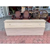香榭二手家具*全新品 橡木梧桐色 雙人加大6尺收納床頭箱-床頭櫃-置物床頭箱-床邊櫃-雙人床架-寢具-床櫃-台中傢俱