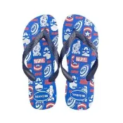【havaianas 哈瓦仕】TOP MARVEL LOGOMANIA系列　藍　型號：00078(巴西品牌、巴西拖鞋、人字拖、夾腳拖)