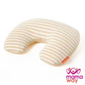 【mamaway媽媽餵】敷料親膚棉嬰兒防溢奶枕頭 枕心x1+枕套x1 寶貝枕 防螨枕頭(嬰兒枕 寶寶枕 防溢奶一枕多用)