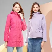 【MYVEGA 麥雪爾】出清品 MA多款保暖連帽防風風衣外套(連帽外套/風衣/防風/冬季大衣/女外套)