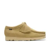 【Clarks】ORIGINALs Wallabee GTX男款真皮防水袋鼠鞋 (CLM79252R楓木色)