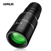 Kiprun 16X52 單筒望遠鏡,高清範圍 98 / 8000M 塑料雙筒望遠鏡戶外運動望遠鏡,用於野營觀鳥
