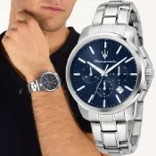 MASERATI 瑪莎拉蒂 Successo系列 三眼計時手錶 開學換新季 送禮推薦-42mm R8873621047
