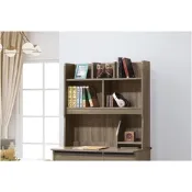 AS DESIGN雅司家具-巴士爾3尺灰橡四抽書桌上座-91x22x85cm
