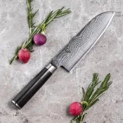 【KAI 貝印】旬 Classic 日本製大馬士革鋼高級三德鋼刀 主廚刀 17.5cm DM-0702(菜刀 高品質 料理刀)