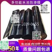 魚塘防滲膜魚池護坡防水布養殖土工膜黑色塑料布帆布布防滲南昌