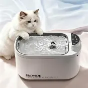 小山 貓咪飲水機 不鏽鋼水盤 感應出水 無線飲水機 寵物飲水機 寵物喝水器 循環活水機 貓咪喝水器