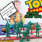 玩具總動員 Toy story 綠兵 小綠人 大號綠色玩具兵  兵隊 士兵 經典公仔套組 場景擺飾 8隻一組 約12公分