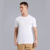 【Pincers品麝士】快乾棉圓領內衣 男內衣 羅紋短袖(白內衣 /M-XL)