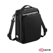 ACE BAGS & LUGGAGE 中型 FLEX LITE Fit 直式漫步街頭隨身小包/斜背包(黑色 54552)