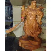 1尺六吋樟木關聖帝君神像