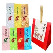 【鑫龍源】iTQi台灣特色7大有機認證杉林溪茶葉禮盒(10gx6包+12g/包;烏龍紅茶;有機認證;中秋送禮推薦)