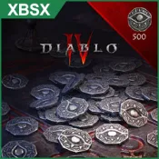 【巴哈商城】Xbox SX 《暗黑破壞神 4》追加內容：500 枚白金幣（XBOX 專用）