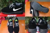 Roshe Run Men's Shoe 511881-110 黑白