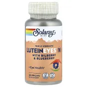 【iHerb】Solaray, LuteinEyes™ 18，含歐洲越橘和藍莓，三倍效力，60 粒素食膠囊