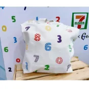 7-11×SOU・SOU冬季聯名 帆布托特包鏤空變形彩色數字