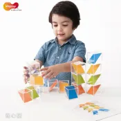 HY SPORT 弘揚體育登山用品社 【Weplay】 童心園 藏寶積木 透明積木 變化與對稱 建構