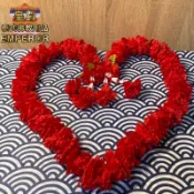 紅色花環 愛神花環 愛神花圈 愛神 泰國愛神 紅色花 萬壽菊 四面佛 濕婆神 象神 還願 許願 澤度金 法會 代拜 代求