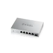 【ZyXEL 合勤】XMG-105 6埠 Multi-Gig 無網管 交換器(1埠10G SFP+ 5埠2.5G RJ45)