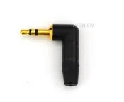【音響世界二館】瑞士Neutrik 3.5mm鍍金立體 L型 Phone Jack