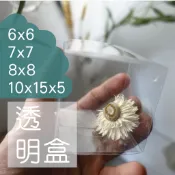 My Wonderful 禮物盒專用【正方形PVC盒／塑膠盒／包裝盒／禮物盒／花頭盒／透明盒】乾燥花材／DIY手做花藝