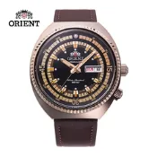 ORIENT 東方錶 復刻 World Map 系列 200m 機械錶 皮帶款 黑色 RA-AA0E06B - 43.5 mm