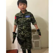 台灣兒童軍服迷彩服 海軍陸戰隊迷彩服 （上衣、褲子）      注意⚠️口袋是設計成假式口袋介意勿下單！