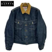 【DOKODEMO】Lee 101LJ 靛藍阿拉斯加襯裡復刻版 Storm Rider 連身工作服 38 [二手]