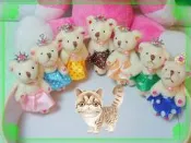 歡樂時光禮品~婚禮小物華麗版皇冠公主熊*含紗袋*+糖. 優質手機吊飾二次進場生日同樂會工商開幕贈品