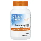 【iHerb】Doctor's Best, 含超級磷蝦的加強型磷蝦和歐米伽 3，60 粒軟凝膠