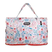 Hou Wu Boutique 好物不停 murmur HELLO KITTY KT花線 旅行收納袋 摺疊旅行袋 側背包 可插拉桿旅行袋 購物袋 完美尺寸