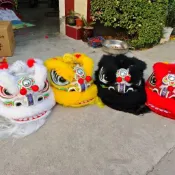 舞獅子道全新具 舞龍舞獅道具 龍燈醒獅南獅北獅工藝品 舞獅社火道具嚴選