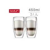 (店+)丹麥 Bodum PAVINA 2入 450ml /15oz 雙層 隔熱 玻璃杯 咖啡杯 4560-10US4